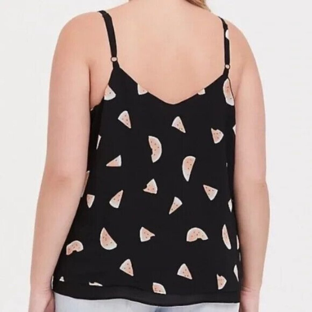 Torrid Watermelon Challis Double Layer Swing Cami… - image 2